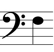 Noten leren lezen piano F sleutel met F noot 1