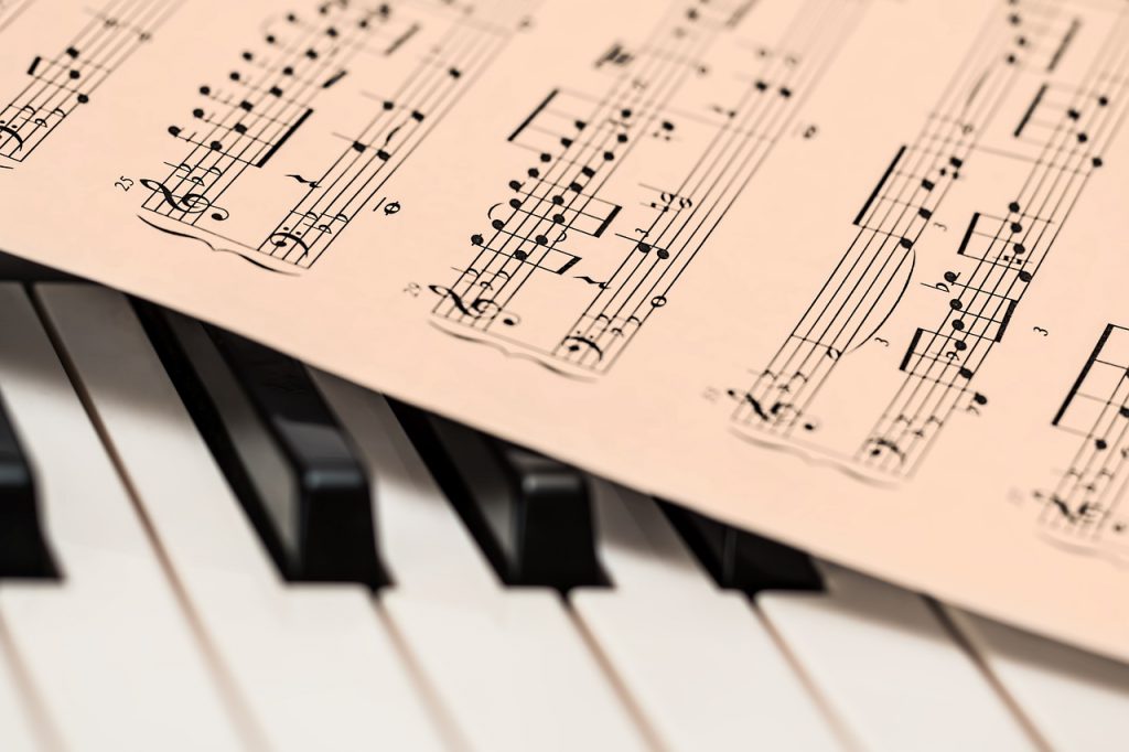 Bladmuziek piano Sinterklaas voor beginners