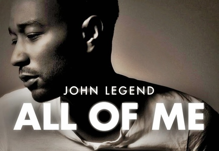 Bladmuziek piano All of Me John Legend