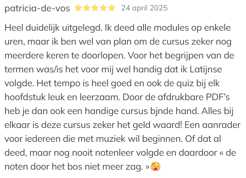 Review noten leren lezen piano