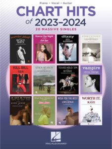 Chart hits 2023-2024 bladmuziek piano pop