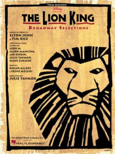 Bladmuziek piano The Lion King