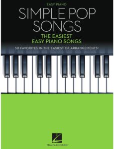 Bladmuziek piano pop beginners Simple Pop Songs