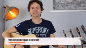 Online gitaar leren spelen Gitaarles van Koen