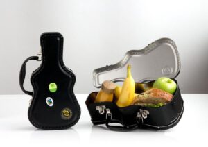 origineel cadeau muziekliefhebber gitaar lunchbox