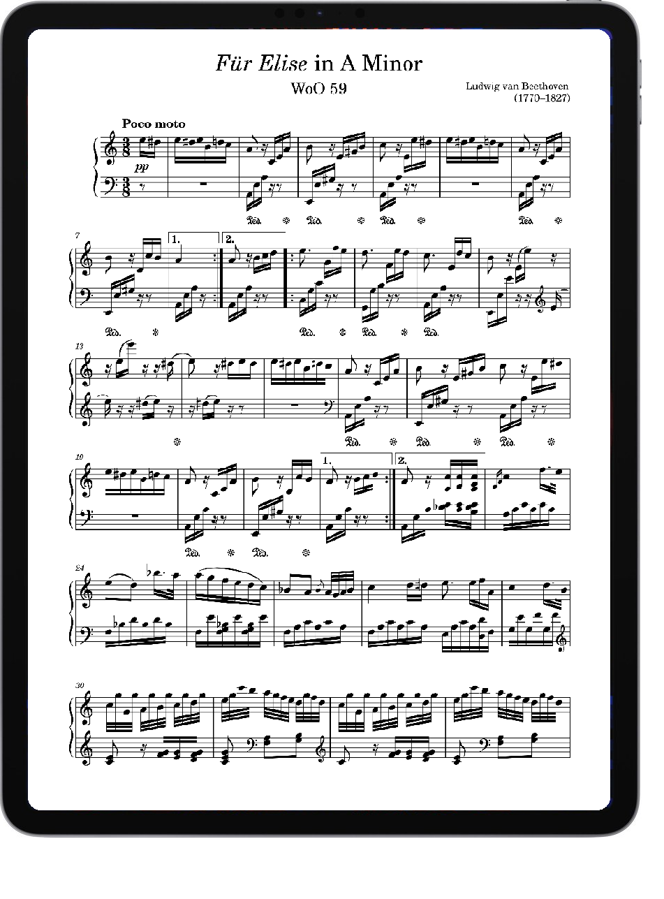 Top 5 beste tablets voor bladmuziek