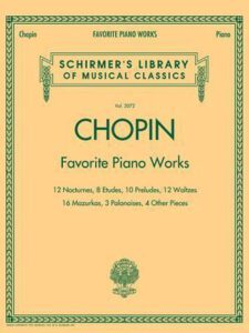 Bladmuziek piano Chopin favorite piano works