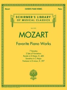 Bladmuziek piano Mozart Favorite Piano Works